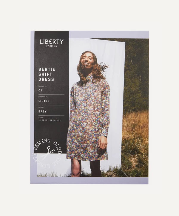 Buy the Bertie Shift Dress sewing pattern from Liberty Sewing Patterns.