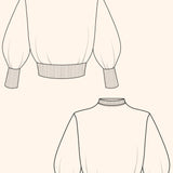 Modern Sewing Company - Rib Sweater - Pdf Sewing Pattern
