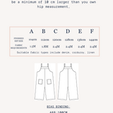 Dungarees - Paper Sewing Pattern