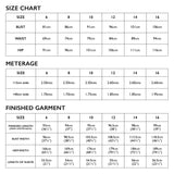 Tessuti Fabrics - Bella Dress - Paper Sewing Pattern