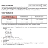 Belen Bodysuit - PDF Sewing Pattern