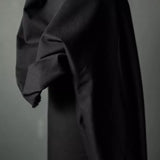Merchant and Mills 8oz Organic Sanded Twill - Black - Cotton Fabric