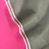 Bottle Green - Yarn Dyed Chambray - Cotton Fabric