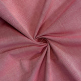Magenta - Yarn Dyed Chambray - Cotton Fabric