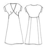 Tessuti Fabrics - Lois Dress - Paper Sewing Pattern