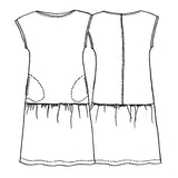 Tessuti Fabrics - Mattea Top & Dress - Paper Sewing Pattern