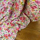 Digital Spring Flowers - Viscose Fabric
