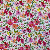 Digital Spring Flowers - Viscose Fabric