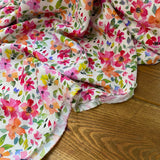 Digital Spring Flowers - Viscose Fabric