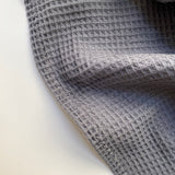 Taupe Cotton Waffle  - Cotton Fabric (Oeko-Tex® certified)