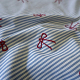 Valerie Bows - Embroidered Cotton Fabric