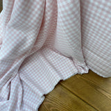 Brushed Cotton Gingham - Pink - Cotton Fabric