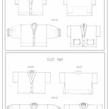 ZERO WASTE Cropped Shirt - PDF Sewing Pattern