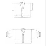 ZERO WASTE Cropped Shirt - PDF Sewing Pattern