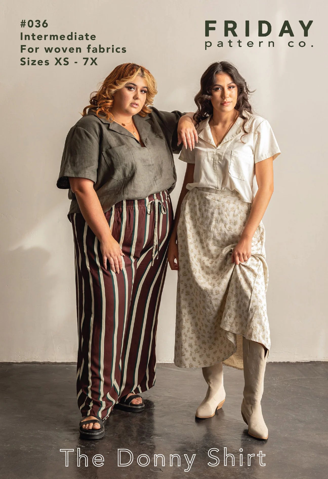 Buy the Donny Shirt sewing pattern from Friday Pattern Company.