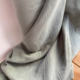 Double Gauze Cotton Fabric - Basil - Oeko-Tex Standard 100