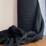 Double Gauze Cotton Fabric - Black - Oeko-Tex Standard 100