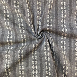 Embroidered Floral - Black - Cotton/Viscose Blend