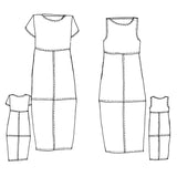Tessuti Fabrics - Eva Dress - Paper Sewing Pattern
