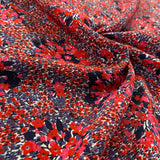 Fabric Godmother - Ditsy Lottie Floral Pink - Viscose Crepe Fabric