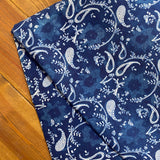Indian Block Print - Indigo - Paisley
