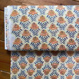 Indian Block Print - Blooming - Peony Lemon
