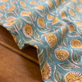 Indian Block Print - Blooming - Sunflower