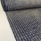 Nara Homespun - Indigo Mosaic - Cotton Fabric