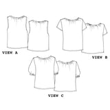 Tessuti Fabrics - Rae Top - Paper Sewing Pattern