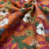 Floral Viscose Twill - Spiced Woodland