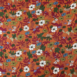 Floral Viscose Twill - Spiced Woodland