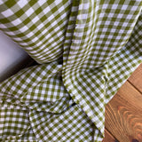 Apple - 9mm Yarn Dyed Gingham - Cotton Fabric