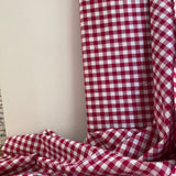 Magenta - 9mm Yarn Dyed Gingham - Cotton Fabric