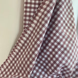 Mauve - 9mm Yarn Dyed Gingham - Cotton Fabric