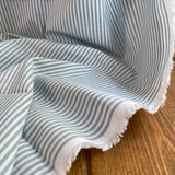 Duckegg - 3mm Yarn Dyed Stripe - Cotton Fabric