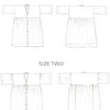 ZERO WASTE Gather Dress - PDF Sewing Pattern