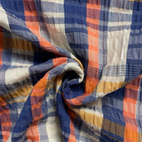 Suzie Check Seersucker - Cotton Fabric
