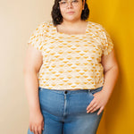 Buy The Square neck top sewing pattern from Friday Pattern Company.