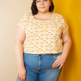 Buy The Square neck top sewing pattern from Friday Pattern Company.