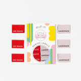 Little Rosy Cheeks - ME MADE / HANDMADE RIBBED  - Sewing Labels Tags
