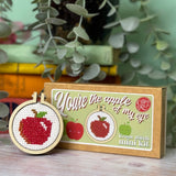 The Crafty Kit Company - 'You're The Apple Of My Eye' Mini Matchbox Cross Stitch Kit