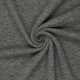 100% Boiled Wool Fabric in Dark Grey Marl