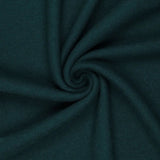 100% Boiled Wool Fabric in Petrol