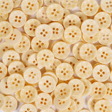 15mm 4 hole - Gingham Lemon - Button