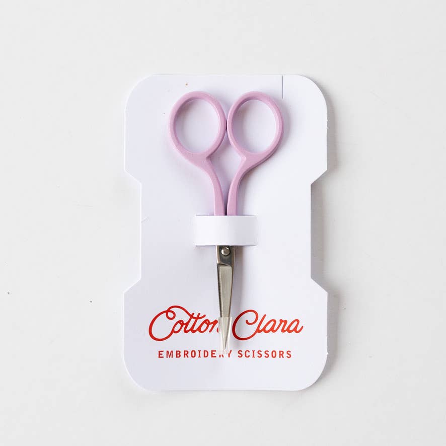 Cotton Clara - Colourful Embroidery Scissors for Sewing & Crafting