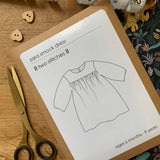 Two Stitches Patterns - Zara Smock Dress Sewing Pattern for Childrenswear
