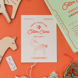 Cotton Clara - Dala Horses Embroidery Board Kit