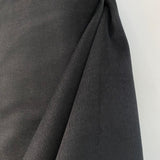 21 Wale Corduroy - Black - Cotton Fabric - Oeko-Tex Standard 100 - REMNANT 120cm