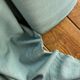 230 Washed Linen Fabric - Seafoam