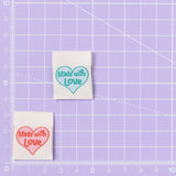 Little Rosy Cheeks - MADE WITH LOVE - Sewing Labels Tags